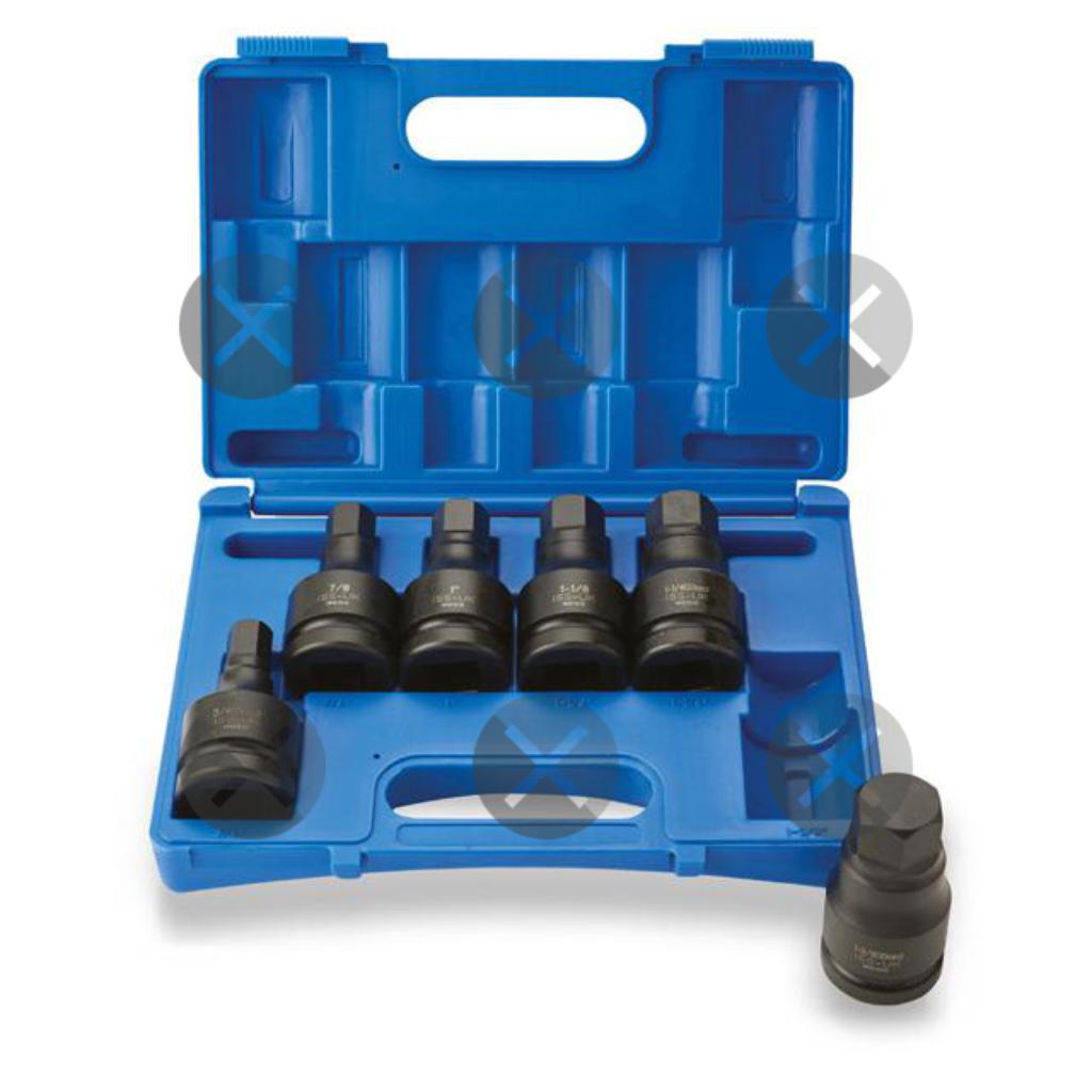 Silverline 566657 9-Piece 3/8″ Drive Impact Socket Set – Metric 8-19mm, 6 Point